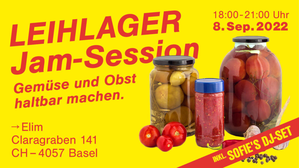JamSession Gemüse und Obst haltbar machen Leihlager