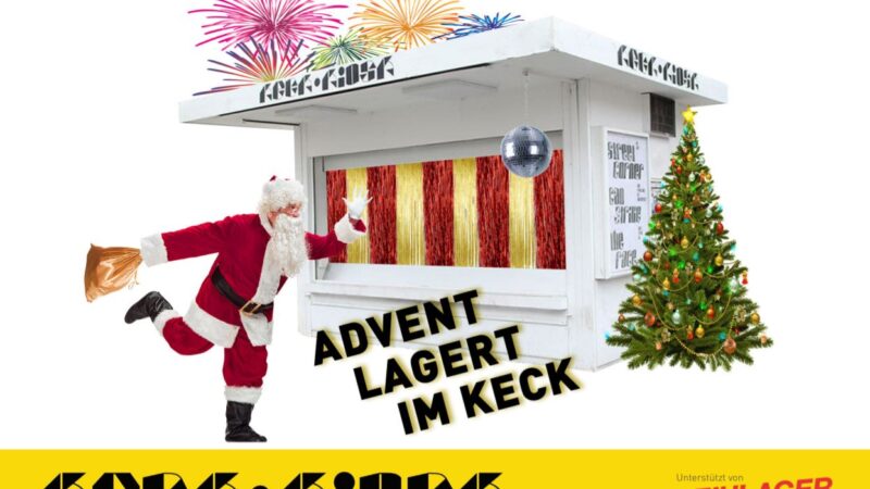 Advent lagert im Keck Kiosk